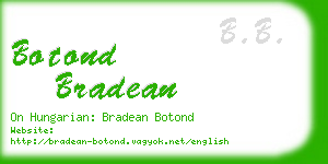 botond bradean business card